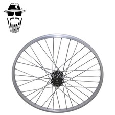 ORIGINAL LOWRIDER 24” HollowHub Wheel 12G Spokes Silver Right Bearing Custom Rim
