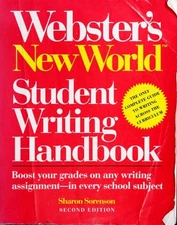 Webster's New World Student Writing Handbook Paperback Sharon Sor