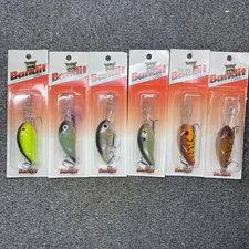 Pre Pradco Bandit 300 Series Vintage Crankbait Red Package - Choose Color