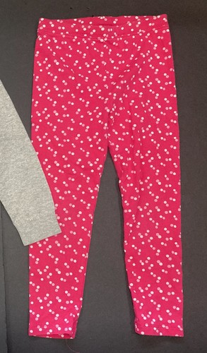 Girl's Gap Size 4 Outfit - Llama Sweater w/Polka Dot Pink Leggings EUC - Picture 6 of 8