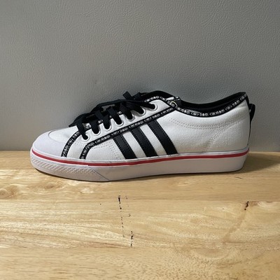 New Men 11 adidas Nizza Low White Dame Vivid Harden Rose Red Shoes d ae gx6093 9