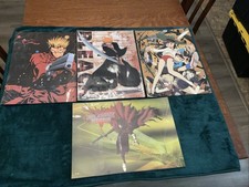VINTAGE VERY RARE LOT OF 4 ANIME POSTERS 15X20