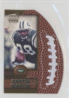 1999 Pacific Aurora Leather Bound Curtis Martin #15 HOF b8c