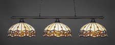 Toltec 373-MB-997 Oxford 3 Bulbs Bar Billiards Pool Table Island Light