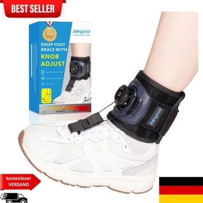 Fußheberorthese zum Gehen mit DrehknopfFußschiene mit Schuhen für FallfußEins... - Bild 1 von 4