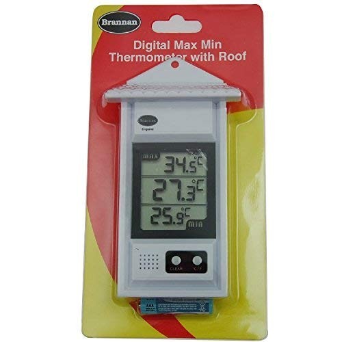 Digital Max Min Greenhouse Thermometer - Monitor Max and Min Temperatures in The
