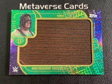 2025 Topps Universe WWE Kane Green Electric Ringside Jumbo Relic 52/75