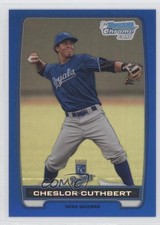 2012 Bowman Chrome Prospects Blue Refractor 225/250 Cheslor Cuthbert #BCP58 3j3