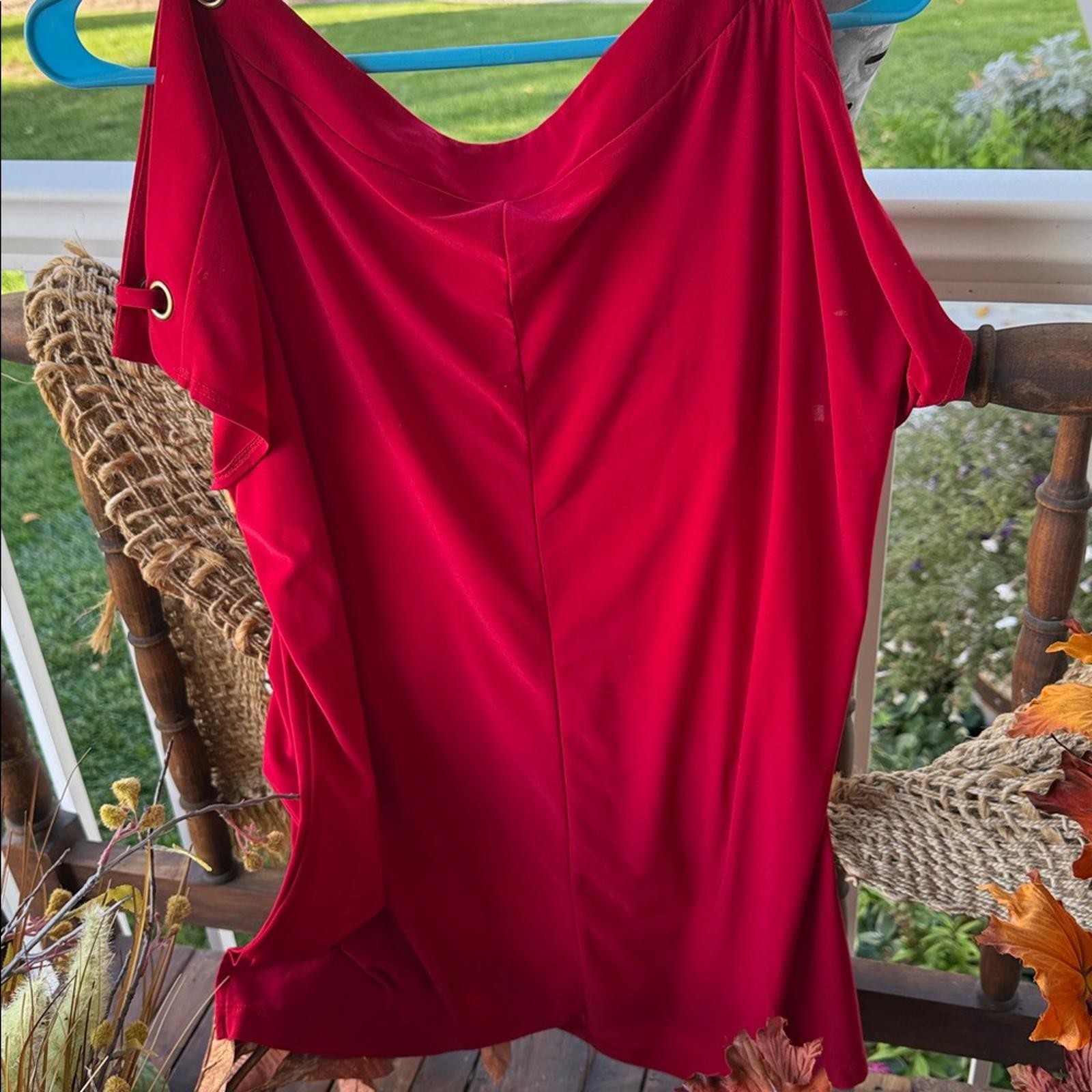 PerSeption Concept Scarlet Blouse cold shoulder - image 4