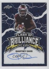 2020 Leaf Flash Flash of Brilliance Blue 12/35 Quartney Davis #FB-QD1 Auto 0z8z