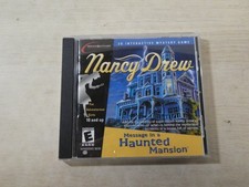 Nancy Drew Message in a Haunted Mansion PC 2000 CD Rom Interactive Mystery