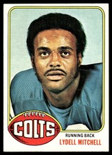 1976 Topps Card Football Lydell Mitchell Baltimore Colts #70 NM