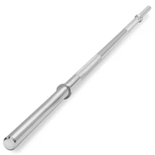 1" Standard Weightlifting Barbell, 6 FT Straight Bar