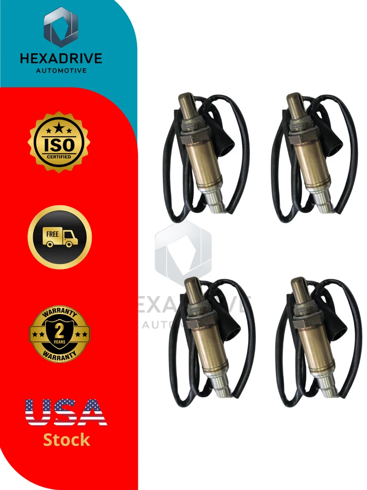 Juego de 4 piezas sensor de oxígeno O2 para Ford Windstar V6 1995-2003 3,0 L 3,8 L Foto 2 de 3