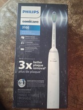 Philips Sonicare 3100 Rechargeable Sonic Power Toothbrush -White- HX3681 NEW