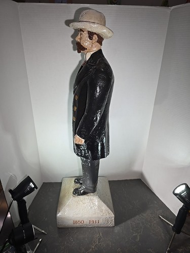 Jack Daniel's Advertising 34.5" Statue Nicely Painted Figure Bar Den Display - Picture 12 of 12