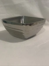 Vollrath Ribbed Stainless Steel Bowl Cereal Snack Silver Polished Art Deco 47619