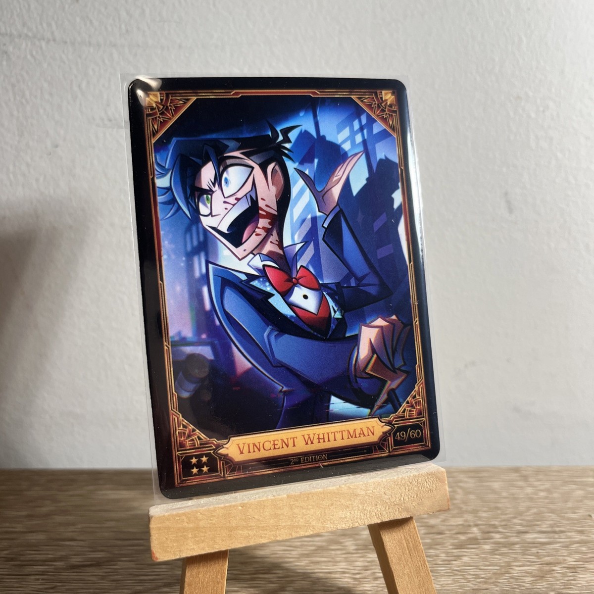 Vincent Whittman 49/60 Hazbin Hotel Season 2 Trading Card 2nd
