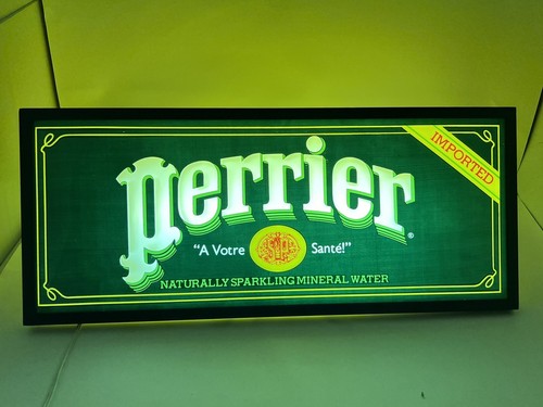 VINTAGE WERBELICHT PERRIER FUNKELNDES WASSER SELTEN STECKER - Bild 4 von 9