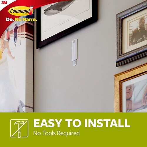 Command Picture Hangers 4 Pack White Damage Free Wall Hooks for Frames - Picture 6 of 12