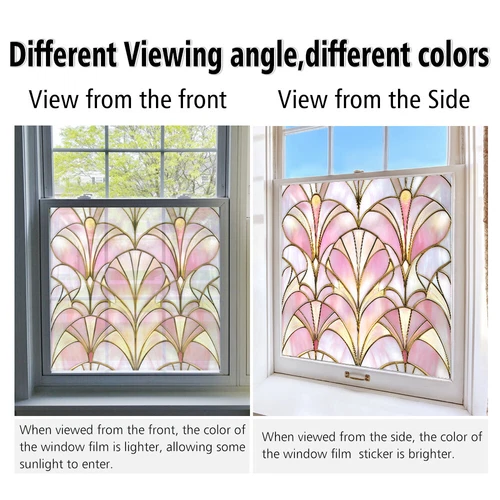 AU Static Cling Glass Window Film Privacy Stained Glass Sticker UV Protection - Picture 38 of 47