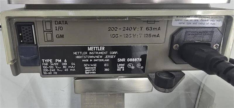 Mettler Instrument Corp PM6 Foto 4 de 4