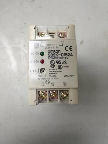 Omron S82K-01524 Power Supply 24VDC 0.6A