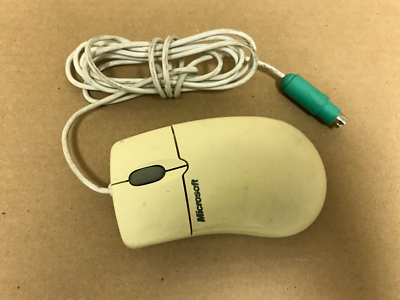 Microsoft IntelliMouse Vintage Ball Mouse 1.2A PS/2 Compatible PN