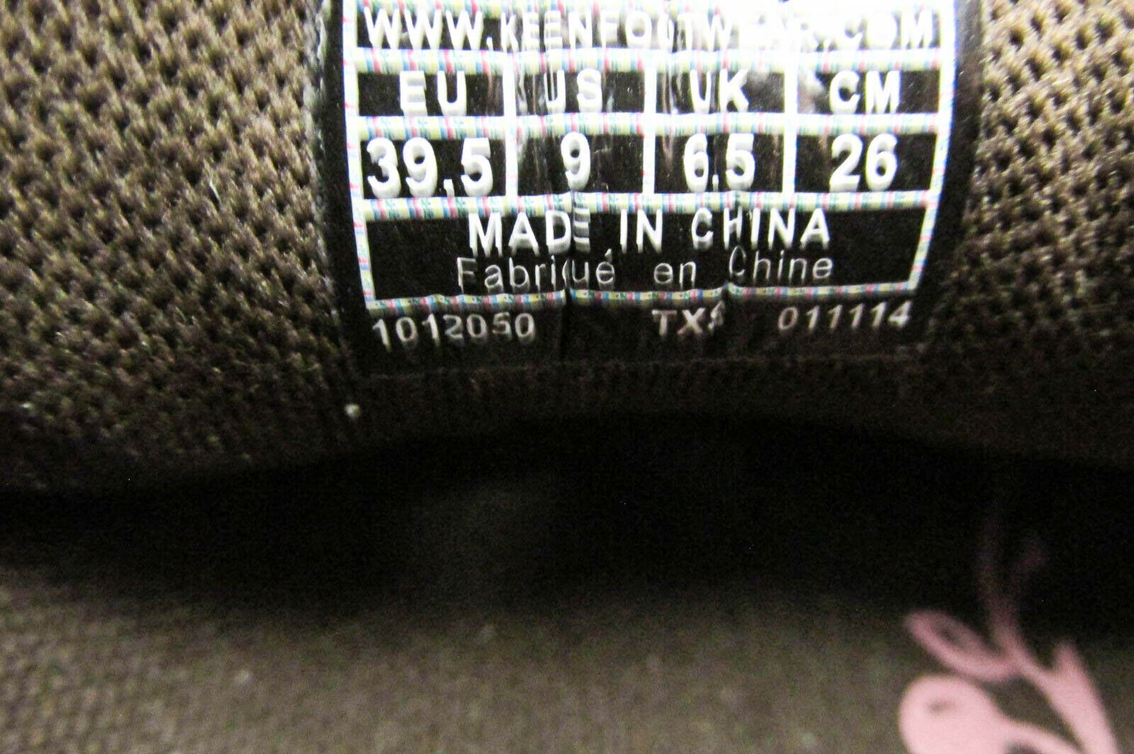 Scarpa donna Keen Presidio taglia 9M marrone escursionismo Oxford sneaker usata xq