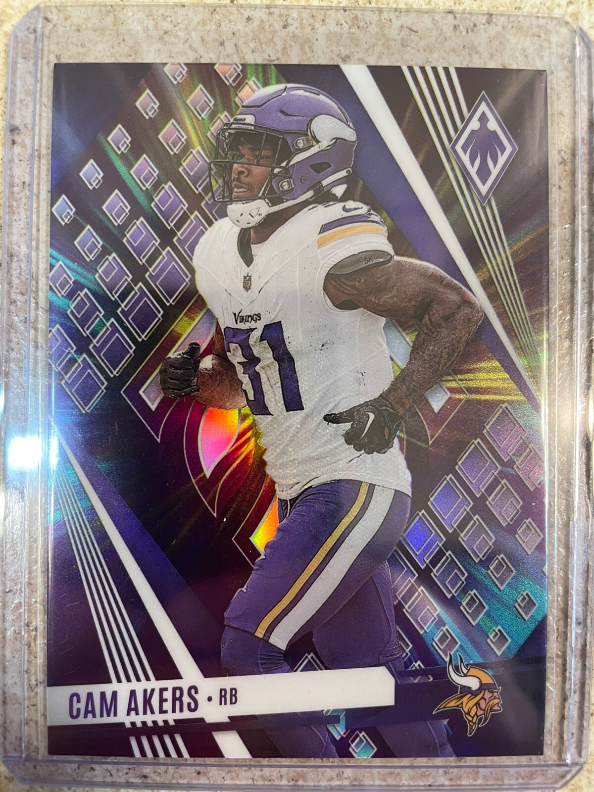 2020 Panini Phoenix Rookies Color Burst Cam Akers #124 Rookie RC