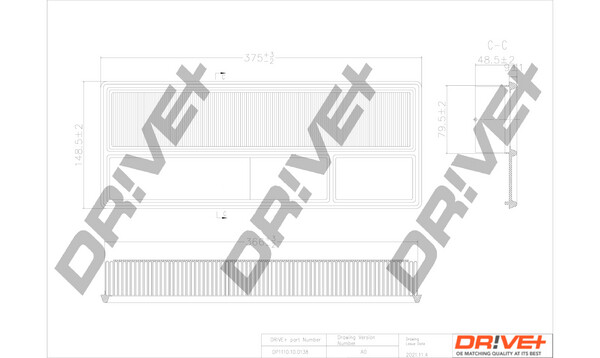 Dr!ve+ Luftfilter Filtereinsatz FüR Fiat Doblo Cargo 1.3 D Multijet Opel Combo-image