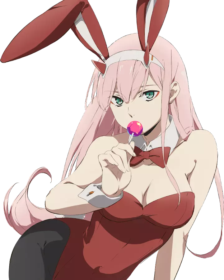 Zero Two Bunny Darling in the Franxx Weatherproof Anime Sticker 6 Car Decal