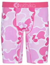 Ethika Pink Camo Sweet'N the Fight Breast Cancer LMTD ED Boxers Mn's NIP 2024