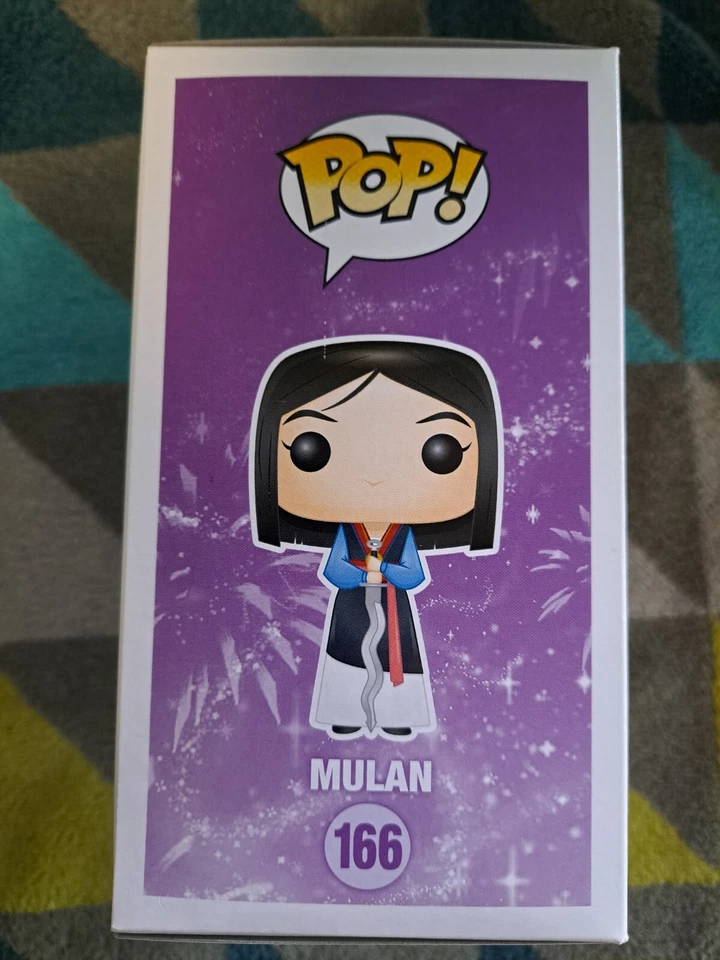 Mulan 166 Pop - Disney - Funko Pop! Винил 2015 сводчатый + протектор - Изображение 4 из 4
