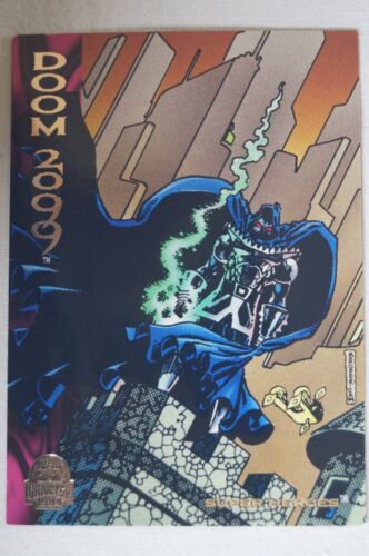 X Men Series Marvel Universe Vintage 1990's Fleer Artists Trade Card Doom 2099 - Picture 1 of 4