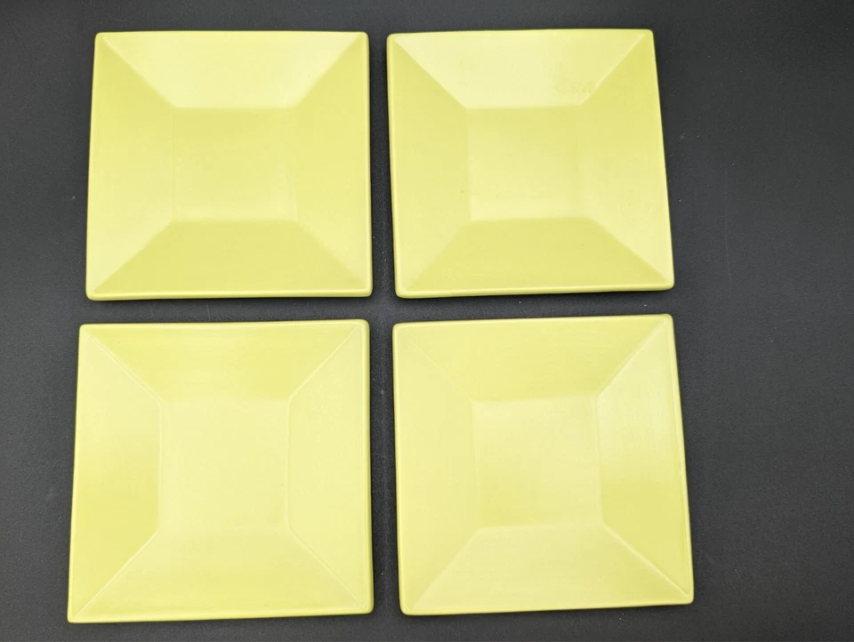 ЧАЙ FORTE СЕЛЬДЕРЕЙ ЗЕЛЕНЫЙ «SOHO ТАРЕЛКИ» 4 КЕРАМИЧЕСКИЕ ПЛАСТИНЫ 5-3/4» КВАДРАТНЫЙ В ДЕРЕВЯННОЙ КОРОБКЕ - Изображение 2 из 4