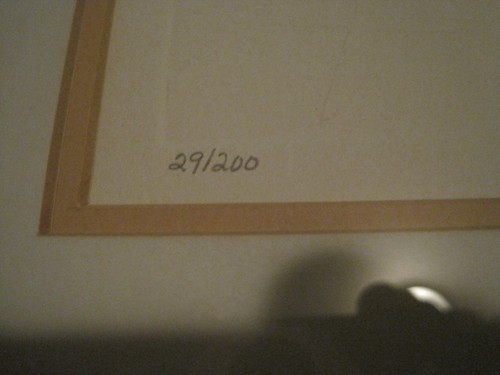 Elwood Miller Signed LE 29/200 Signed Mixed Media Embossed Etching Print 13x16" - Picture 5 of 6