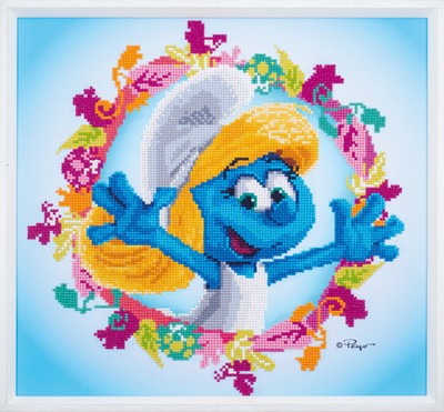 Vervaco Diamond Painting Complete Sets With Accessory " Smurfette " PN