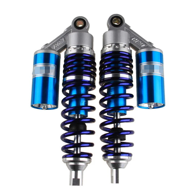 Amortecedores de ar traseiros de motocicleta azuis 320mm 12,6" adequados para Honda Harley BMW Yamaha - Imagem 2 de 4