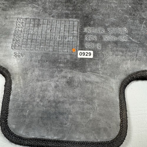 2003-2008 Honda Element Graphite Gray Carpet Floor Mat Rear Strip OEM - Picture 11 of 11