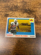 2003 Topps All American Gold/55 Foil Willis McGahee #139 Rookie RC Miami