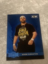 2022 UPPER DECK AEW METAL UNIVERSE EDDIE KINGSTON #121 BLUE SPECTRUM
