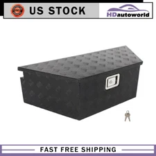 39"X16.5"X12"Aluminum Trailer Tongue Tool Box Pickup Truck Bed Storage Toolbox