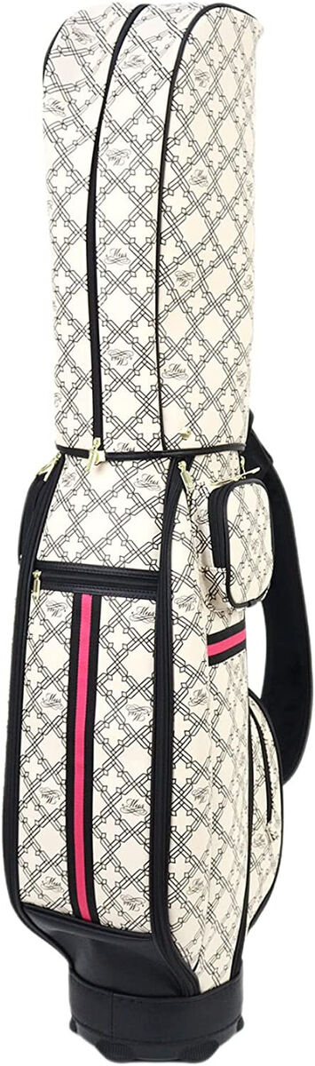 MU SPORTS Golf Ladies Caddy Bag MONOGRAM 8.5 x 46 in 4.2kg MU SPORTS Golf Ladies Caddy Bag MONOGRAM 8.5 x 46 in 4.2kg