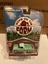 Greenlight Down on Farm 1964 Dodge D200 Sweptline pickup   light green