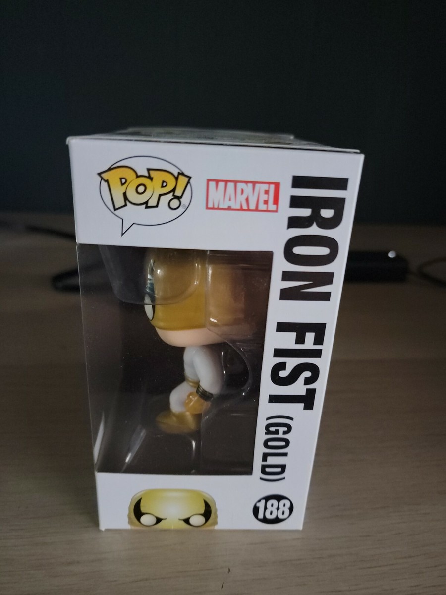 FunkoPop! Marvel PX Exclusive Iron Fist (Gold) #188 Vinyl