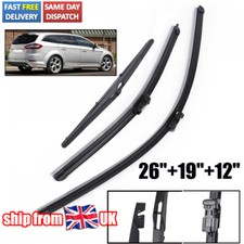 For Ford Mondeo MK4 2007-2014 2010 UK Windscreen Wiper Blades Set Front Rear