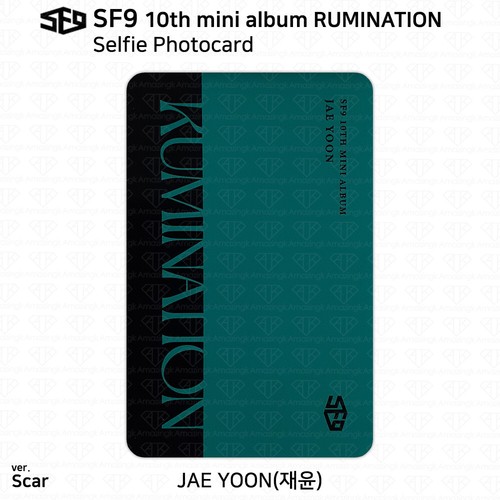 SF9 10th Mini Album Rumination Selfie Photocard Rowoon Jaeyoon Hwiyoung KPOP - Picture 32 of 102