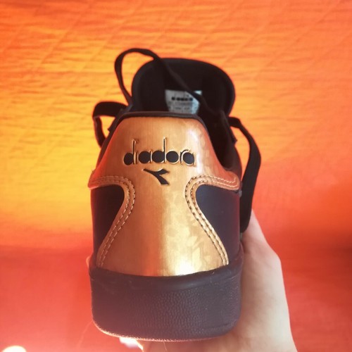 SNEAKERS 38.5 DIADORA ORIGINALI PIANTA STRETTA NERO SENZA SCATOLA - Foto 3 di 4