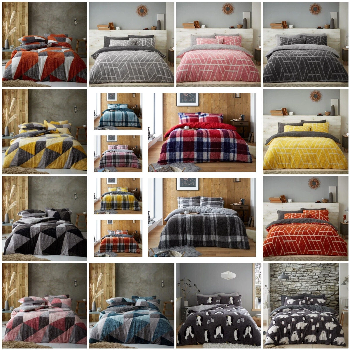 Fleece single duvet set hot sale